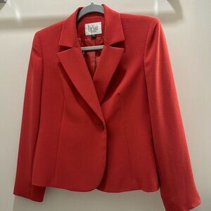 Le Suit 4p salmon color suit jacket